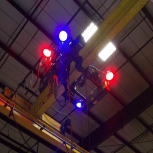 24 LED 9-60V Μπλε Κόκκινο Κόκκινο Γραμμή Πύργου Ελαφρού Γερανού